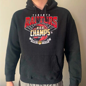 Toronto raptors NBA 2019 Champions  hoodie sweater mens size XL